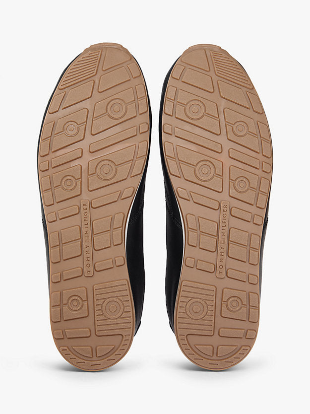 Low Profile Logo Leather Trainers