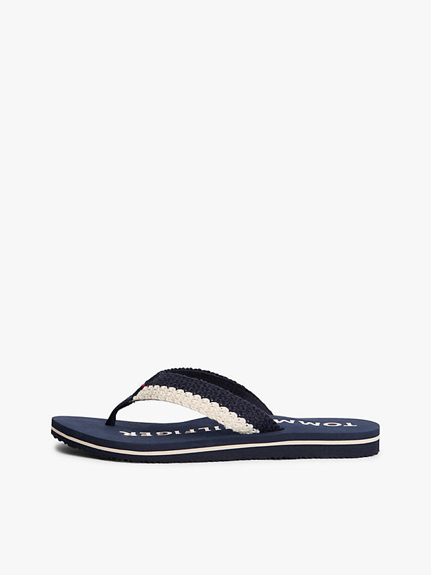 Logo Woven Flip-Flops