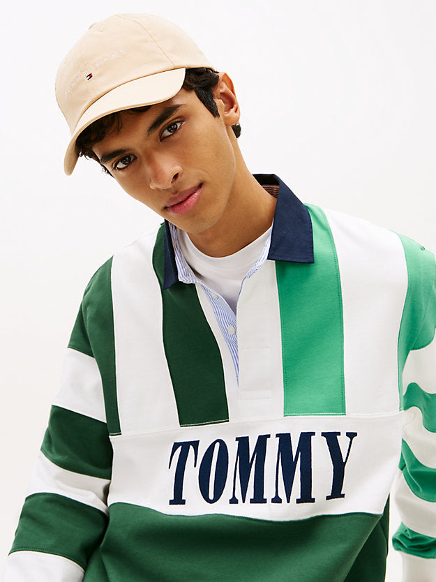 Linear Logo Embroidery Baseball Cap