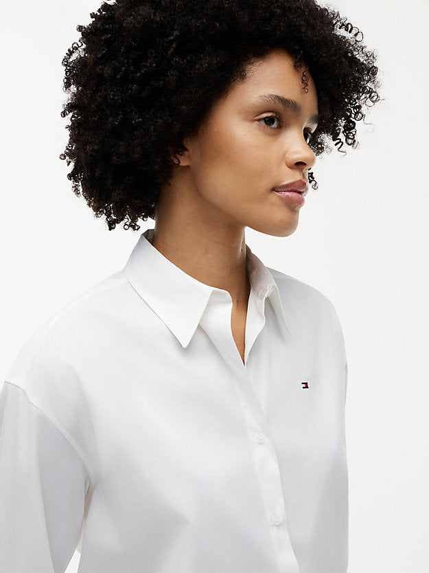 Boxy Fit Poplin Shirt