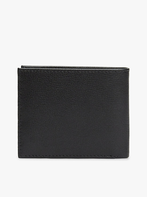 Logo Bifold Leather Credit Card Wallet