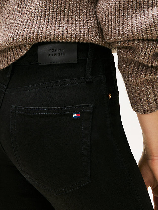 Mid Rise Bootcut Black Jeans