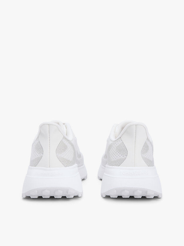 Mesh Jacquard Knit Cleat Trainers