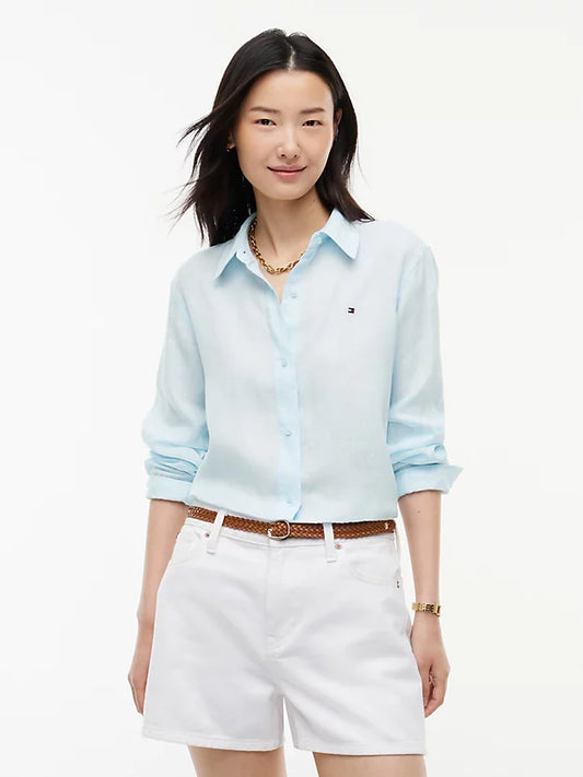 Relaxed Fit Pure Linen Shirt