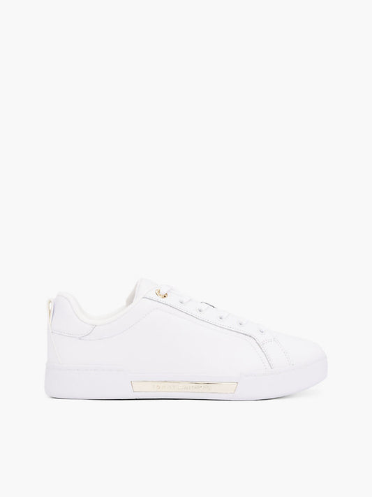 Leather Cupsole Court Trainers