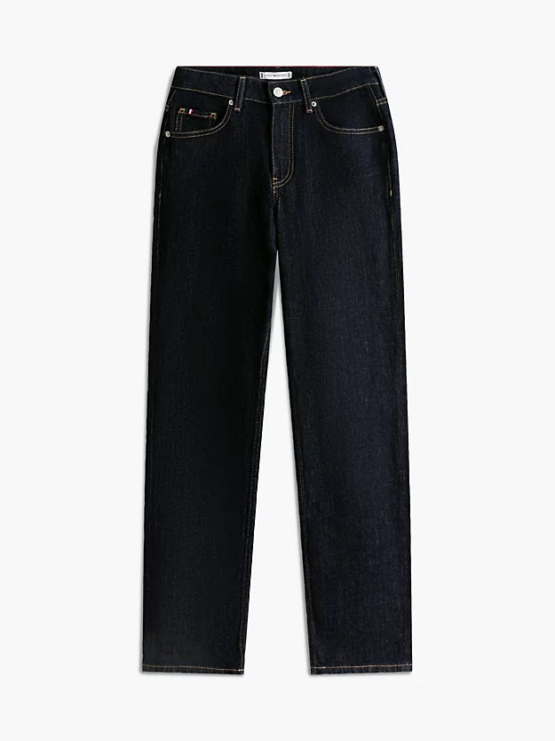 Mid Rise Classic Straight Jeans