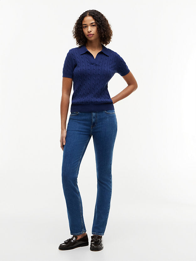 Mid Rise Slim Jeans