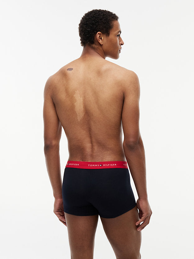 3-Pack Signature Repeat Logo Waistband Trunks