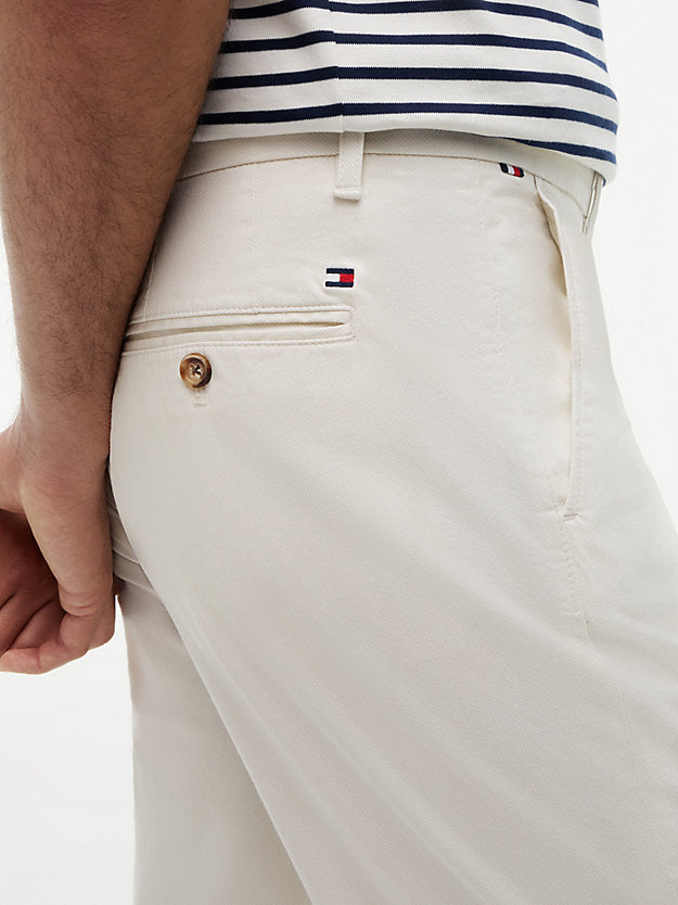 Denton Micro Print Straight Leg Chinos