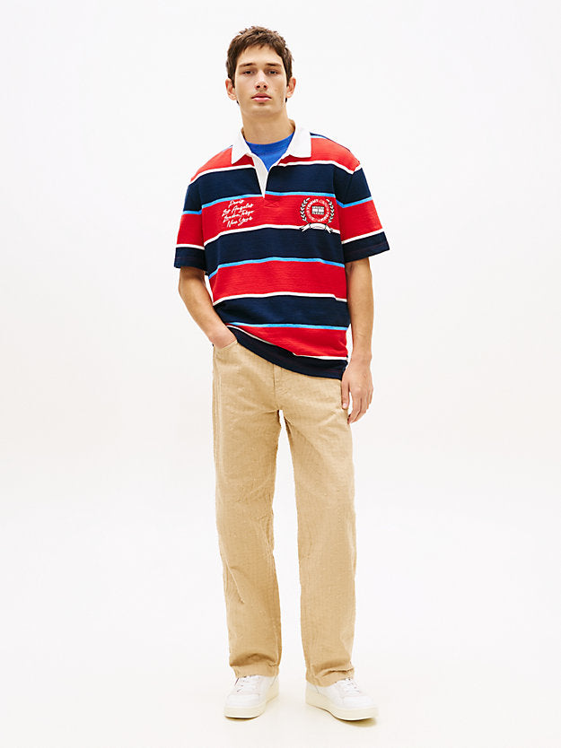 Jaimie Textured Relaxed Canvas Trousers