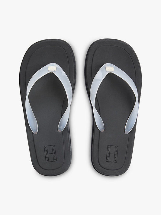 Jelly Cleat Wedge Flip-Flops