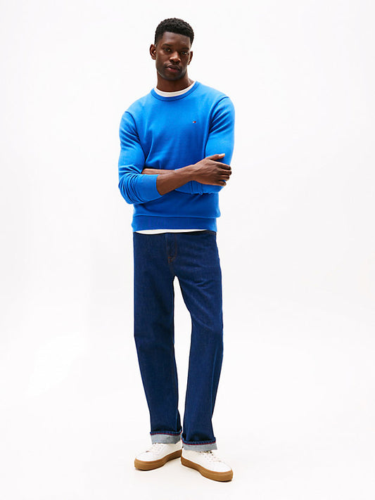 Flag Embroidery Crew Neck Jumper