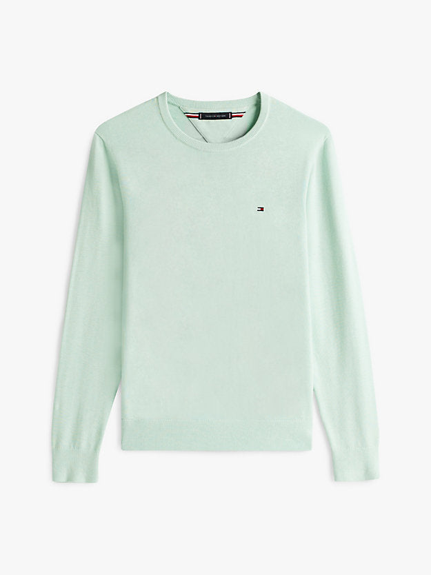 Flag Embroidery Crew Neck Jumper
