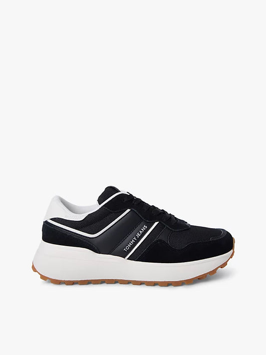 Suede Cleat Mixed Texture Trainers