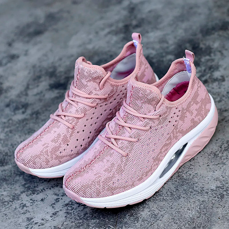 Orthopädische Damen-Sneaker mit Fußgewölbestütze und Luftpolsterung