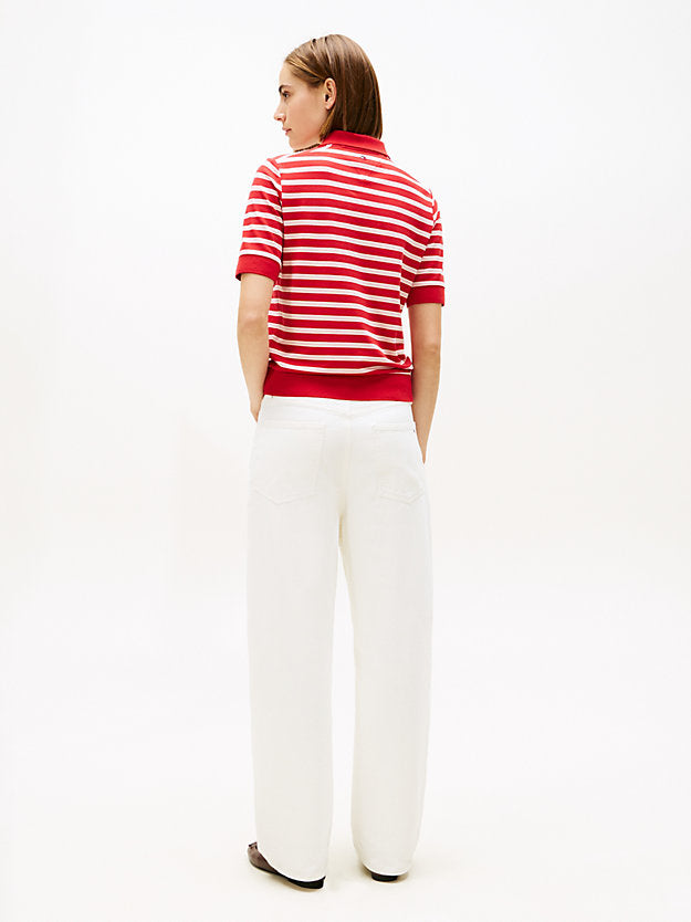 Regular Fit Pique Zip Polo Shirt