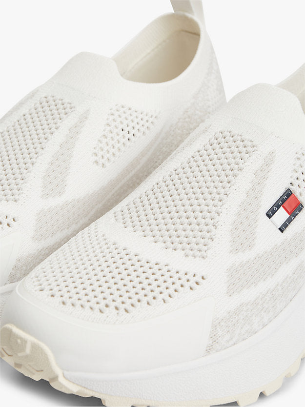 Logo Knit Cleat Slip-On Trainers