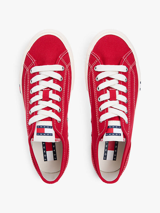 Archive Flag Stripe Canvas Trainers