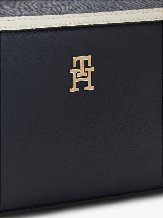 Colour-Blocked Rectangular Shoulder Bag