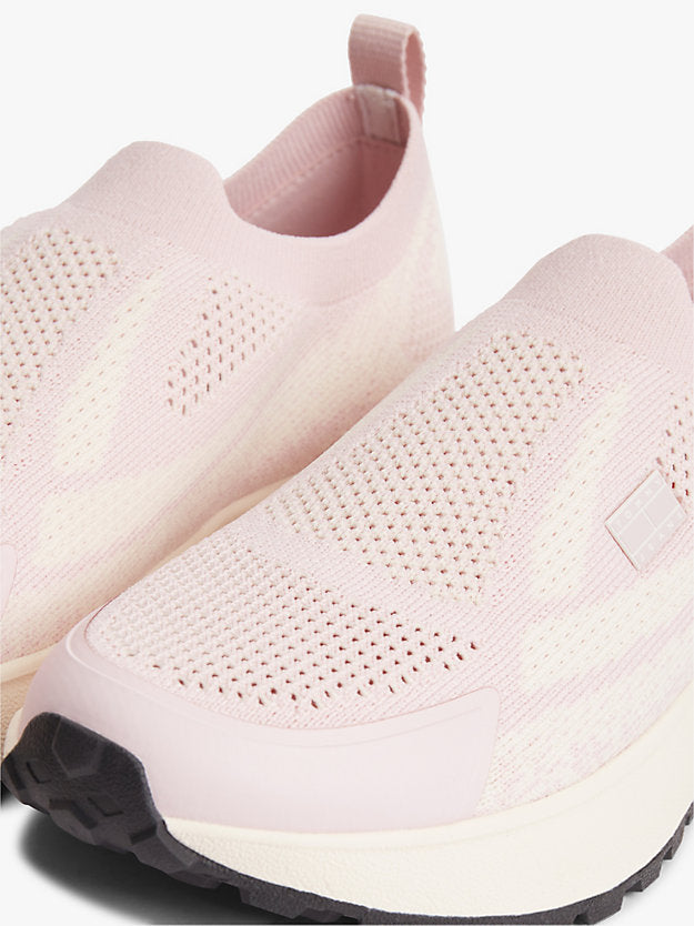Logo Knit Cleat Slip-On Trainers