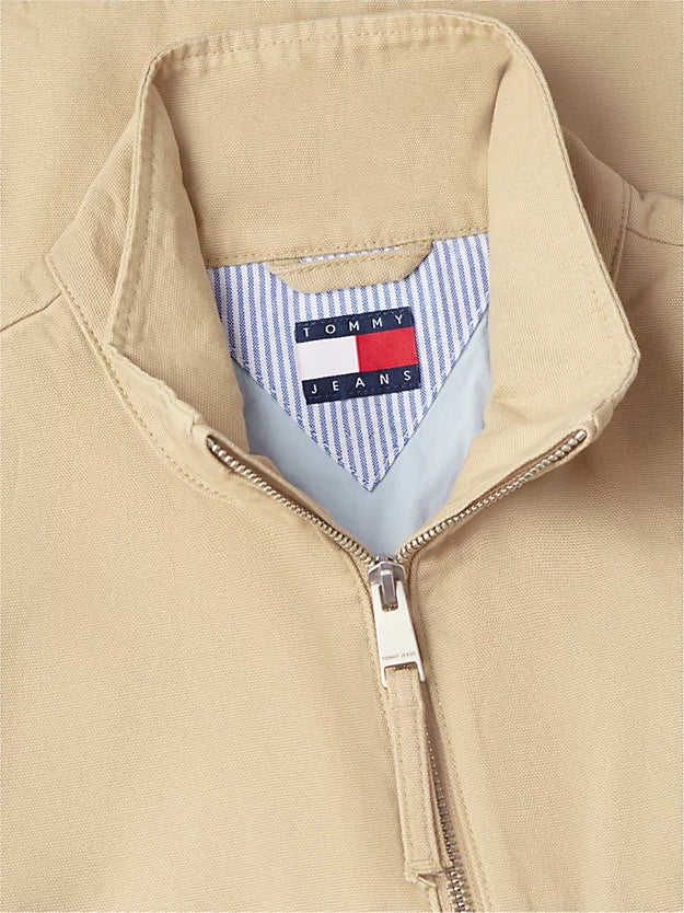 Peached Canvas Zip-Thru Jacket