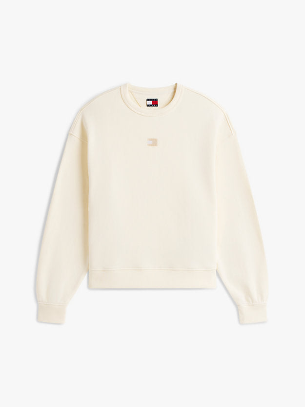 Badge Boxy Fleece Sweatshirt