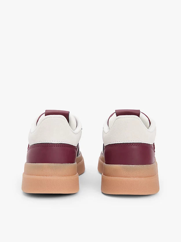 Leather Monogram Court Trainers