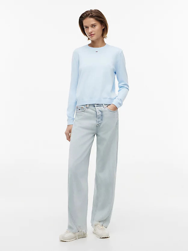 Twisted Seam Mid Rise Barrel Jeans