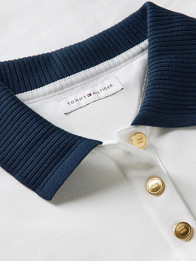 Regular Fit Gold-Tone Button Polo Shirt