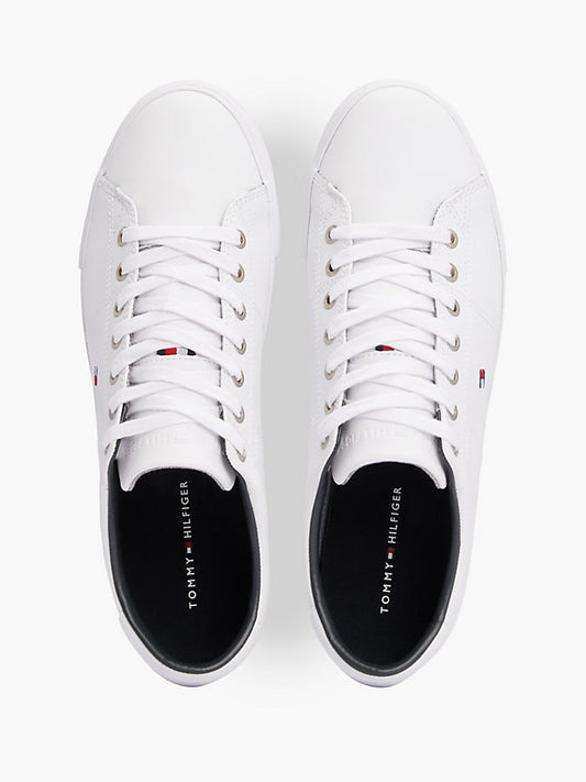 Essential Leather Lace-Up Trainers