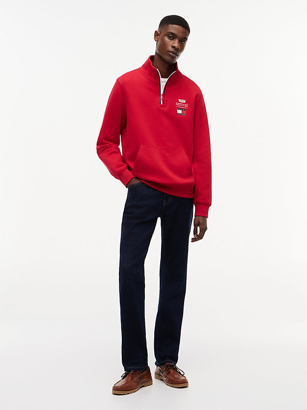 1 Team Back Graphic Half-Zip Sweatshirt