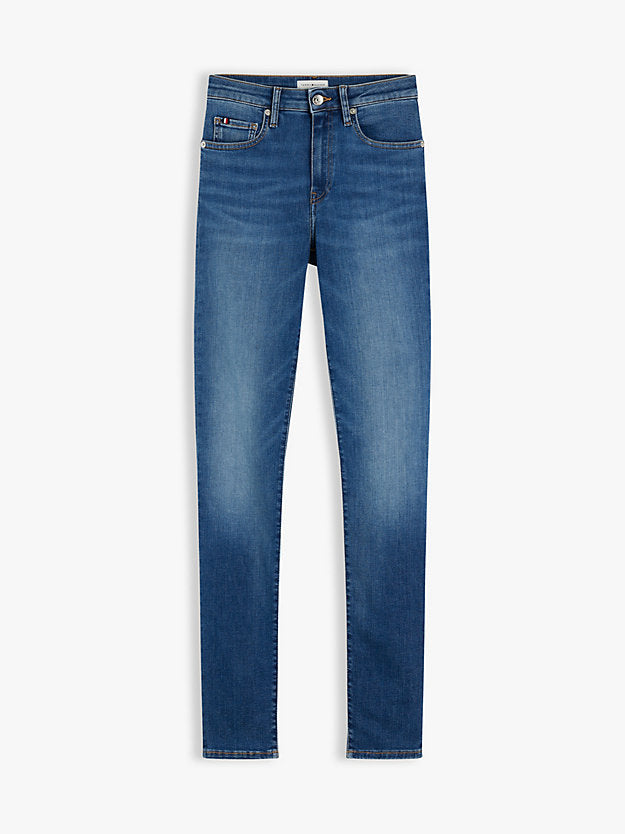 Como Whiskered Mid Rise Skinny Jeans