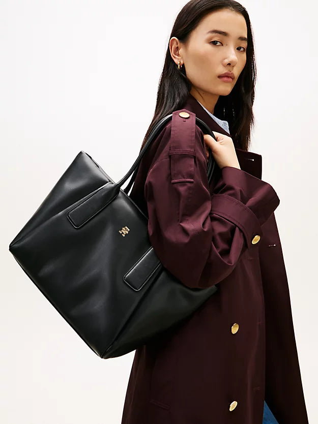 Essential Metallic Logo Tote Bag