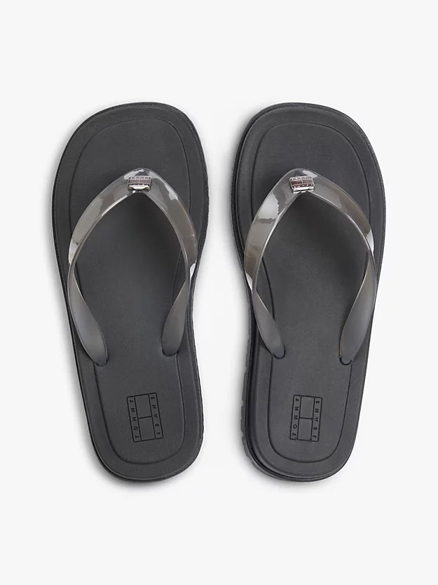 Jelly Cleat Wedge Flip-Flops