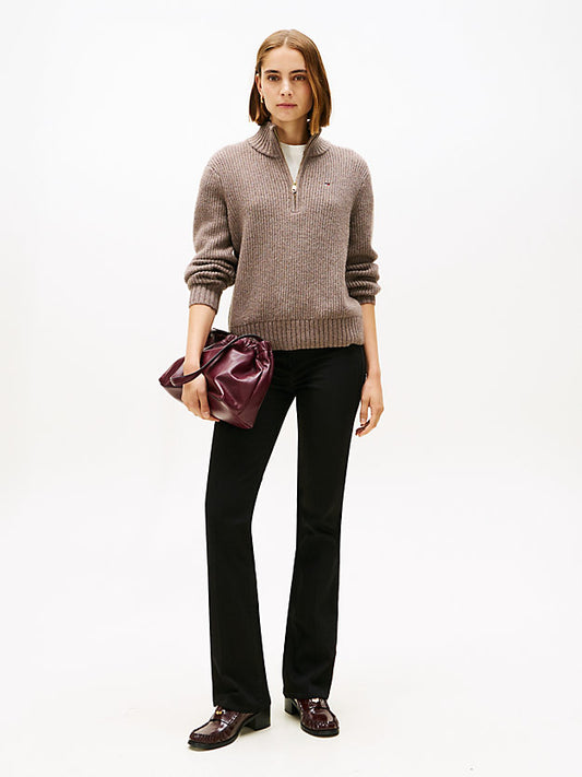 Mid Rise Bootcut Black Jeans