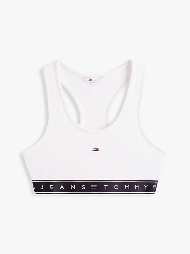 Racerback Slim Cropped Bra Top