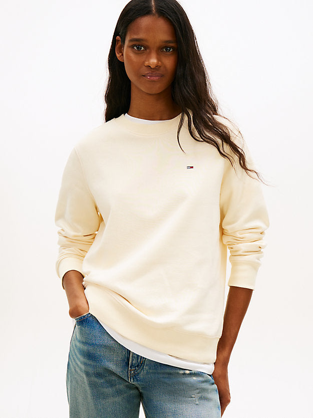 Flag Embroidery Brushed Fleece Sweatshirt
