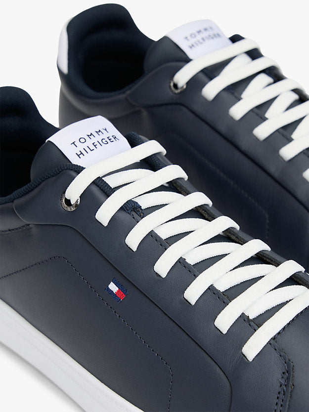 Leather Court Trainers