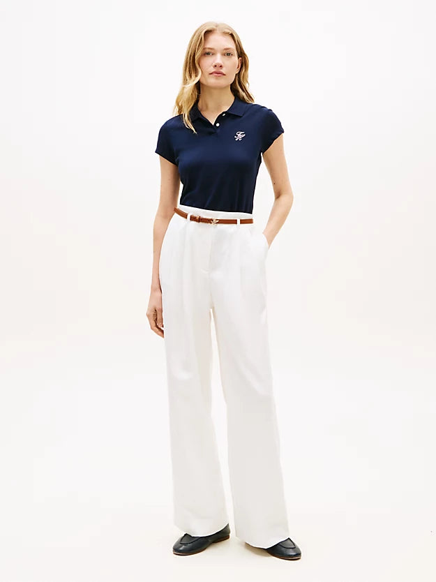 1985 Slim Fit Logo Embroidery Polo Shirt