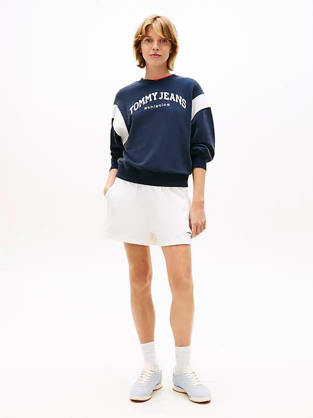 Logo Sueded Terry Relaxed Sweat Shorts