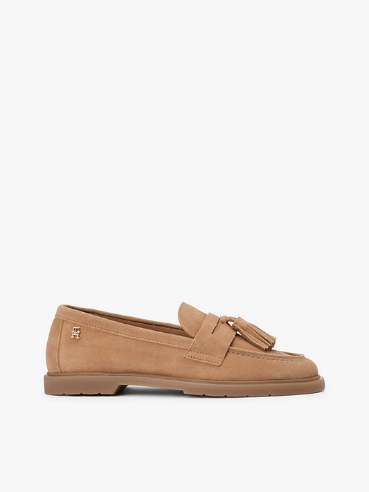 Lightweight Suede Tassel Loafers
