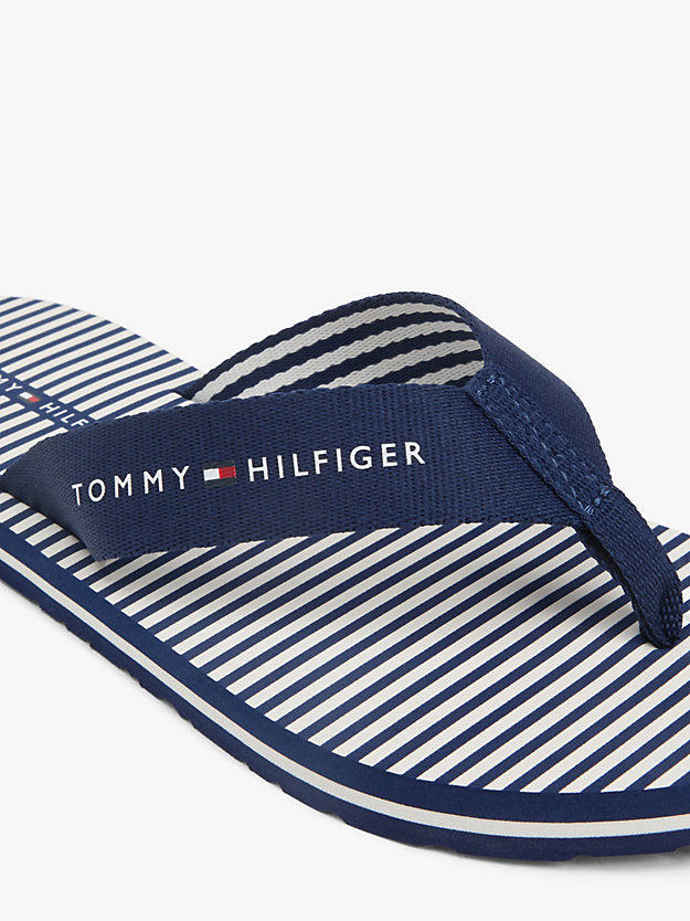 Webbing Strap Ithaca Stripe Flip-Flops