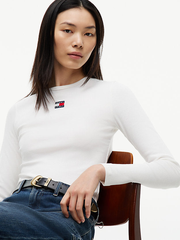 Badge Slim Long Sleeve T-Shirt