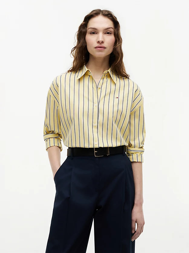 Boxy Fit Poplin Shirt