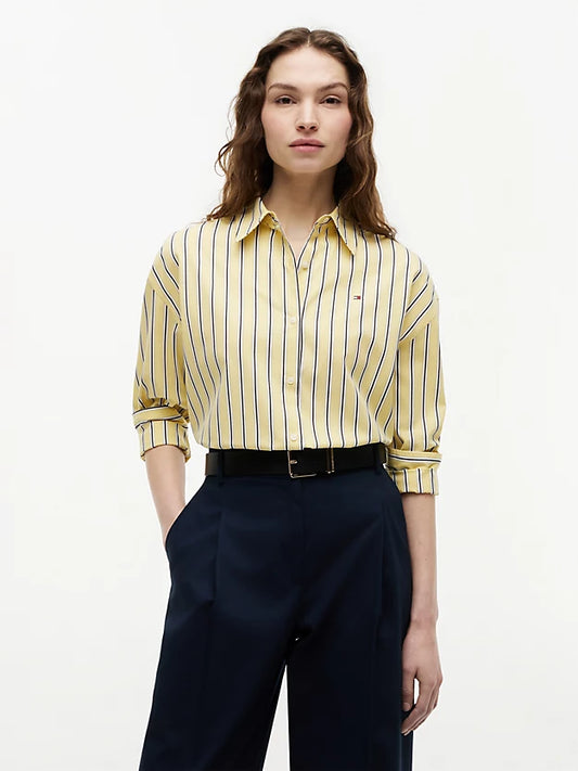 Boxy Fit Poplin Shirt