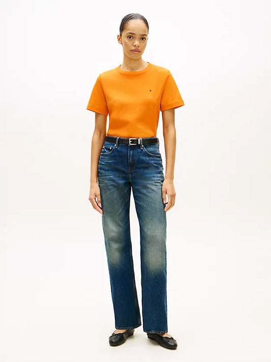 Boxy Interlock Knit T-Shirt