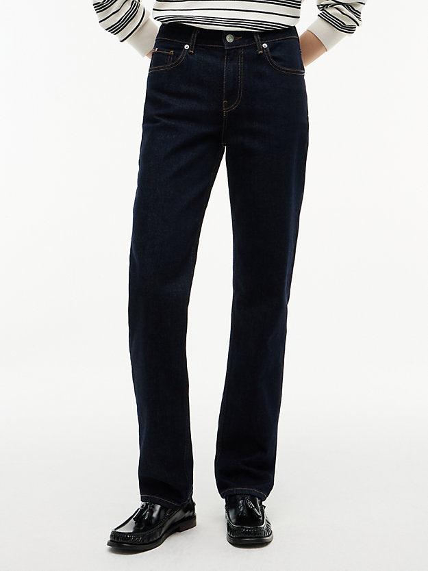 Mid Rise Classic Straight Jeans