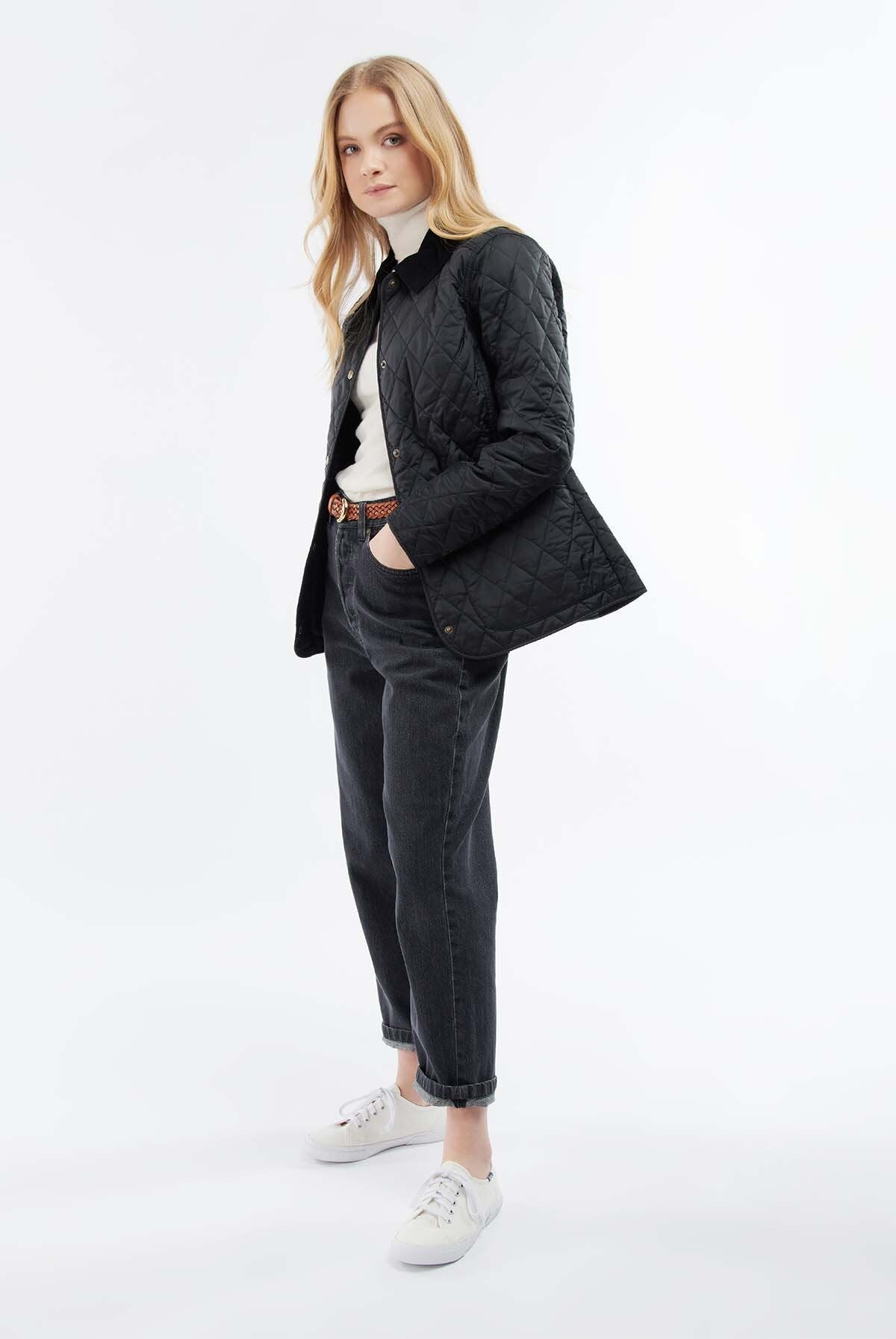 Annandale Quilted Jacket - BLACK
