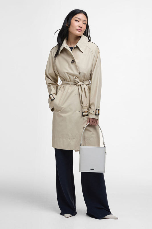 Maia Showerproof Jacket - LIGHT SAND/ROSEMARY