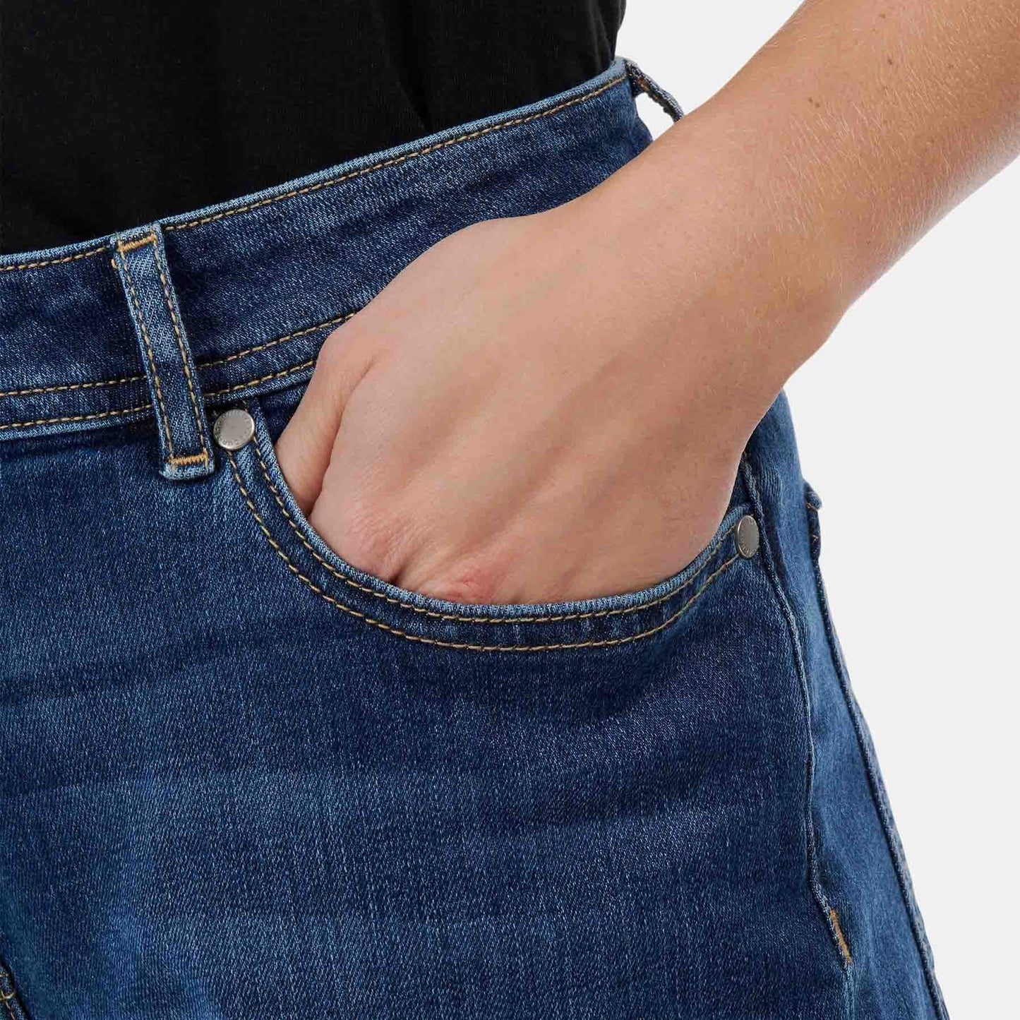 Maddison denim Shorts - AUTHENTIC WASH